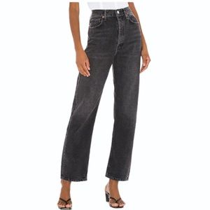 Agolde 90’s Mid Rise Loose Photogram Jeans Black